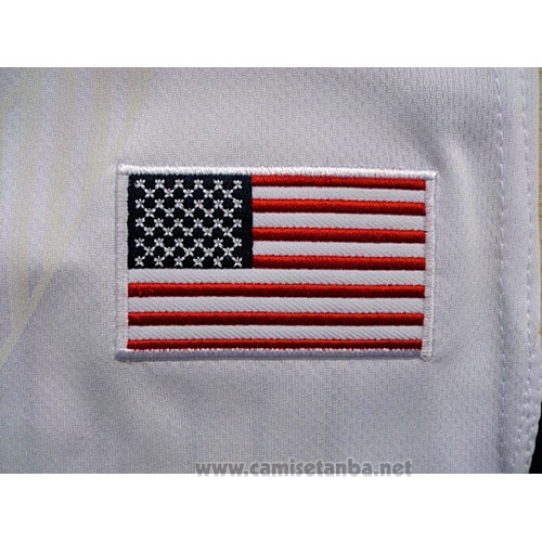 Camiseta USA 2012 Kevin Durant #5 Blanco